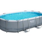 PISCINA OVALADA DESMONTABLE POWER STEEL10.949 L DEPURADORA CARTUCHO TIPO II