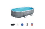 PISCINA OVALADA DESMONTABLE POWER STEEL10.949 L DEPURADORA CARTUCHO TIPO II - Imagen 2
