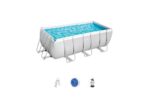 PISCINA RECTANGULAR DESMONTABLE POWER STEEL 8.124 L DEPURADORA ARENA 3.028 L/H - Imagen 2