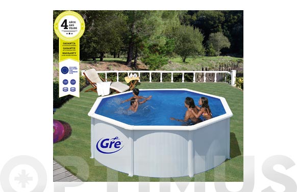 126_69074bfe11686 PISCINA REDONDA ACERO FILTRO ARENA - Imagen 1