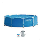 PISCINA REDONDA DESMONTABLE 4.485 L DEPURADORA CARTUCHO TIPO H
