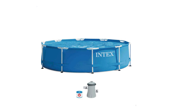 126_69074c4398f6a PISCINA REDONDA DESMONTABLE 4.485 L DEPURADORA CARTUCHO TIPO H - Imagen 1