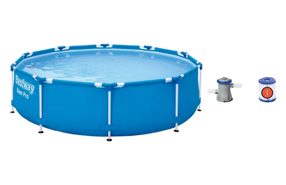 126_69074c43ec906 PISCINA REDONDA DESMONTABLE 4.678L DEPURADORA CARTUCHO TIPO I - Imagen 1