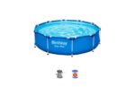 PISCINA REDONDA DESMONTABLE 4.678L DEPURADORA CARTUCHO TIPO I - Imagen 2