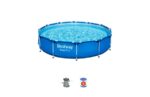 PISCINA REDONDA DESMONTABLE 6.473L DEPURADORA CARTUCHO TIPO I - Imagen 2