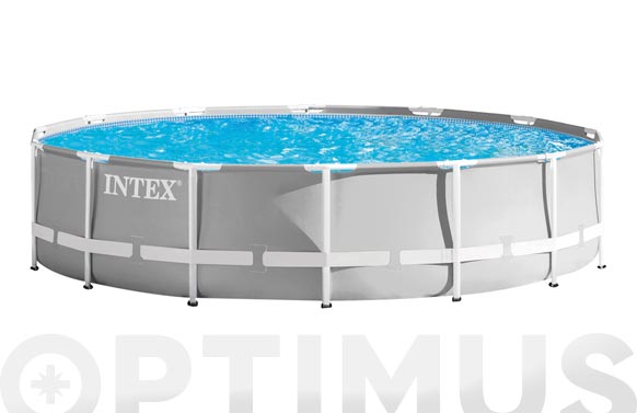 126_69074c63c3296 PISCINA REDONDA DESMONTABLE METAL FRAME 12.706 L DEPURADORA CARTUCHO TIPO A - Imagen 1