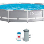PISCINA REDONDA DESMONTABLE METAL FRAME 6.503 L DEPURADORA CARTUCHO TIPO A