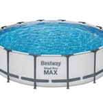 PISCINA REDONDA DESMONTABLE STEEL PRO MAX 13.030 L DEPURADORA CARTUCHO TIPO II