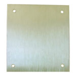 PLACA CERRADURA 80X80MM CIEGA