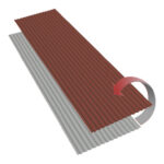 PLACA TEJA ONDINA BI-COLOR