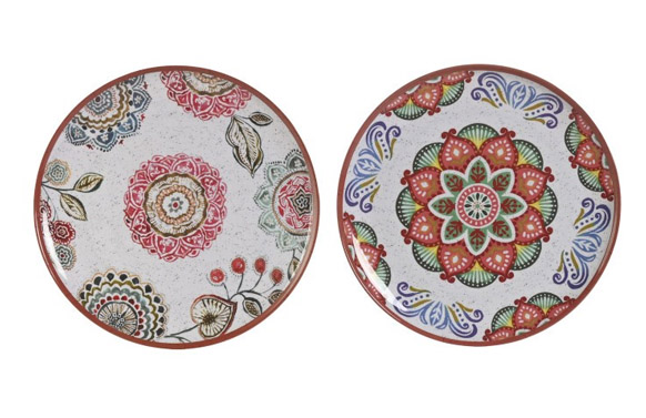 126_69074fff72ec3 PLATO LLANO MELAMINA MANDALA SURTIDOS - Imagen 1