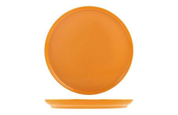 126_6907501ed8640 PLATO LLANO STONEWARE ESTOCOLMO OCRE - Imagen 1