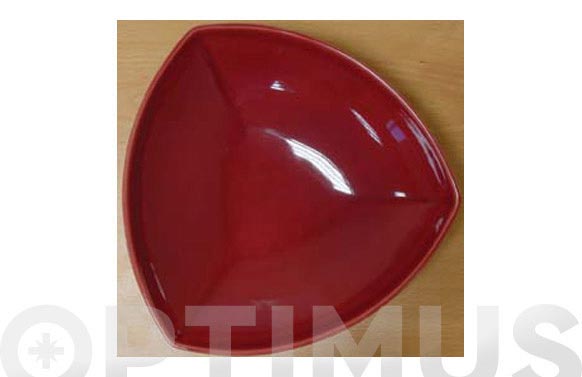 126_6907501fc5ff7 PLATO LLANO TRIANGULAR BURDEOS - Imagen 1