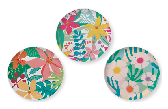 126_690750433ab99 PLATO MELAMINA DECORADO - Imagen 1