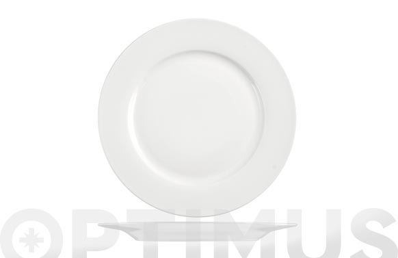 126_6907504570109 PLATO NEW BONE CHINA ALA BLANCO - Imagen 1