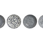 PLATO PORCELANA DECORADO SURTIDO AZUL