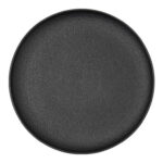 PLATO PORCELANA NEGRO FOSIL