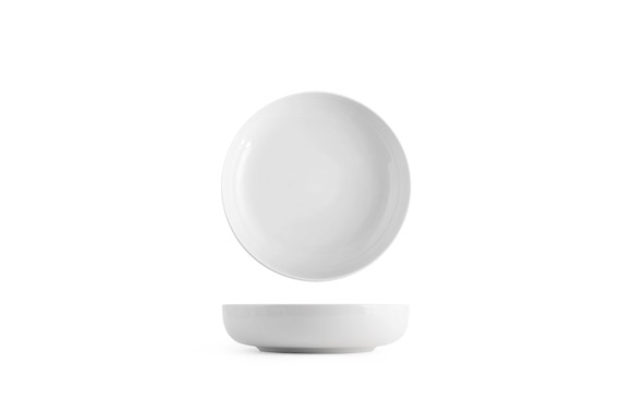126_6907508de5973 PLATO PORCELANA PEARL BLANCO - Imagen 1