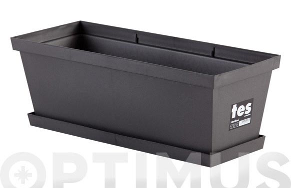 126_690750d2b1b10 PLATO TES 46X16,5X 2,5 - ANTRACITA - Imagen 1