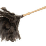 PLUMERO AVESTRUZ MANGO MADERA TORNEADO