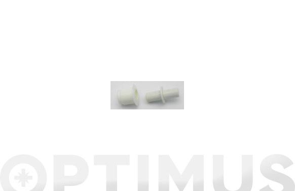 126_6907836c43483 PORTAESTANTE PLASTICO CILINDRICO + CASQUILLO 6 U - Imagen 1