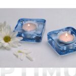 PORTAVELAS CUADRADO CRISTAL