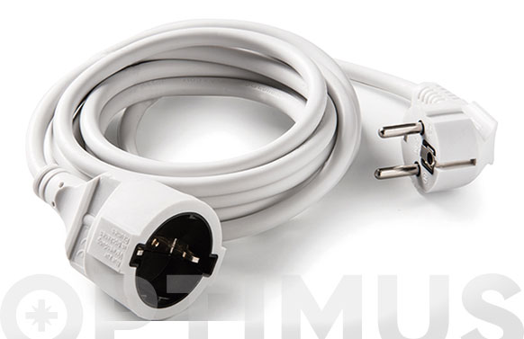 126_690874447bcdf PROLONGADOR 3X1.5 BLANCO 16A - Imagen 1