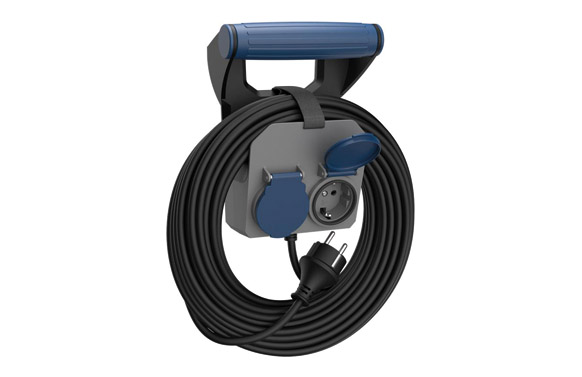 126_69087466201e0 PROLONGADOR EXPERT DE PARED 2TOMAS IP44 10 M. - Imagen 1