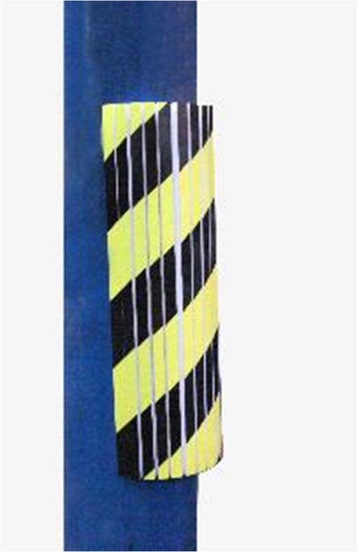 126_690874d1e4428 PROTECTOR PARKING COLUMNA NEGRO/AMARILLO - Imagen 1