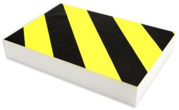 PROTECTOR PARKING RECTANGULAR NEGRO/AMARILLO - Imagen 2