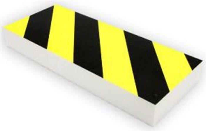 PROTECTOR PARKING RECTANGULAR NEGRO/AMARILLO - Imagen 5