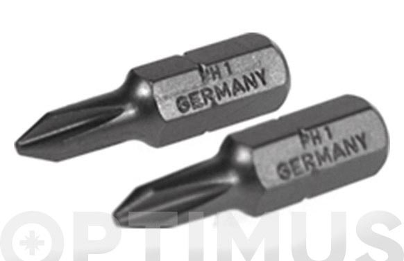126_690876af93e40 PUNTA ATORNILLAR PHILLIPS PRO ( PH 1 - 25 MM. - ¼" ) - Imagen 1