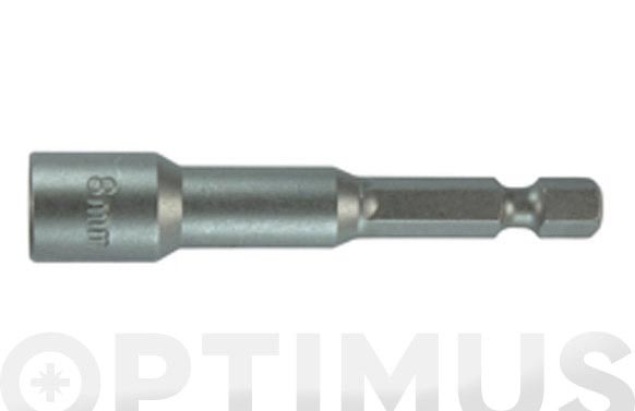126_690876f475521 PUNTA ATORNILLAR VASO HEXAGONAL 8 MM.( 66 MM. E 6,3 - ¼" ) - Imagen 1