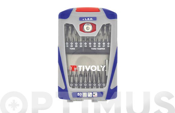 126_6908773c37283 PUNTAS ATORNILLAR JUEGO 53 PIEZAS - Imagen 1