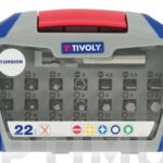 PUNTAS ATORNILLAR TORSION JUEGO 22 PIEZAS