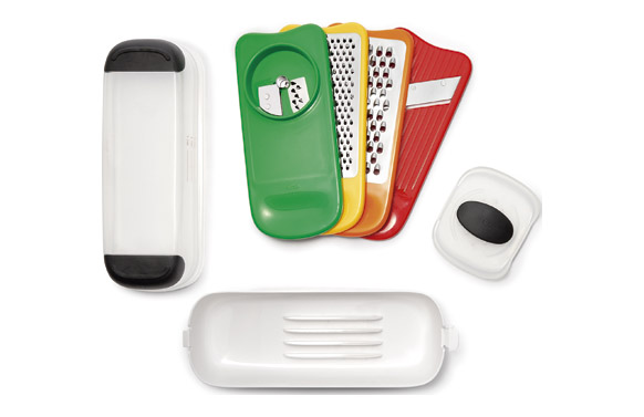 126_6908788535eb5 RALLADOR MULTIUSOS MANDOLINO CON CONTENEDOR SPIRALIZER - Imagen 1