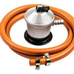 REGULADOR GAS CON MANGUERA 30 MBARS