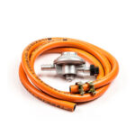 REGULADOR GAS CON MANGUERA BOTELLA AZUL 28 GR