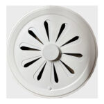 REJILLA EMPOTRABLE A TUBO Ø14CM A Ø12CM BLANCO