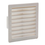 REJILLA EMPOTRABLE CON PATILLAS ABS BLANCO