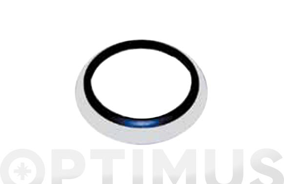 126_6909d4653c167 ROSETON EMBELLECEDOR GOMA INT/EXT BLANCO - Imagen 1