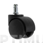 RUEDA MUEBLE AUXILIAR GIRATORIA ESPIGA LISA