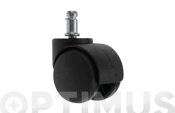 126_6909d50162f35 RUEDA MUEBLE AUXILIAR GIRATORIA ESPIGA LISA - Imagen 1