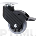 RUEDA MUEBLE AUXILIAR GIRATORIA HP NILON/GOMA D50