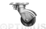 RUEDA MUEBLE AUXILIAR GIRATORIA PLETINA - Imagen 2
