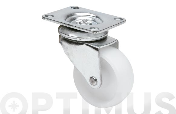 126_6909d50419373 RUEDA MUEBLE AUXILIAR GIRATORIA Z POLIPROPILENO D6 - Imagen 1