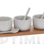 SALSERAS SET APERITIVO BASE MADERA