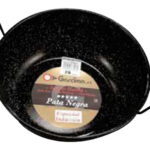 SARTEN HONDA CON ASAS ESMALTADA PATA NEGRA