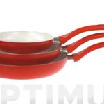 SARTEN SET 3U MILAN ROJA