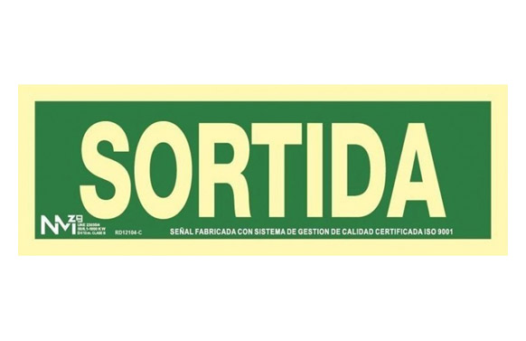 126_6909fcd11462f SEÑAL SORTIDA PVC - Imagen 1
